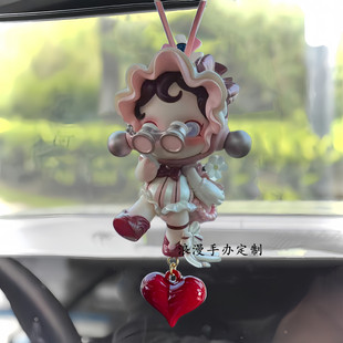 正版寻找mokoko系列勇敢向前汽车车载后视镜挂件车载好物正品泡泡