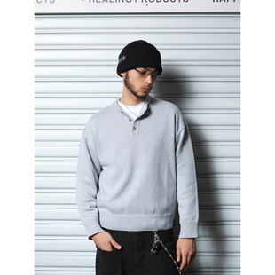 羊毛混纺亨利领高级内搭休闲男士 2025冬季 百搭毛衣 C.t ComicTree