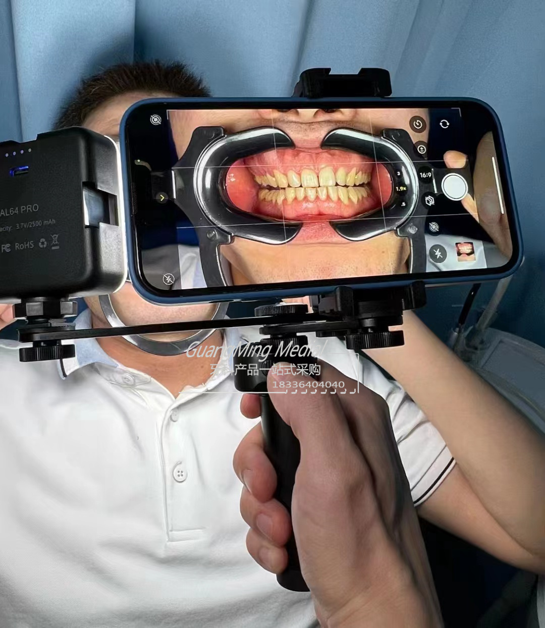 牙科口腔拍照补光灯牙齿手机拍摄灯补光口内摄影正畸拍照视频照片