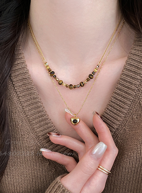 项链女高级感轻奢小众毛衣链