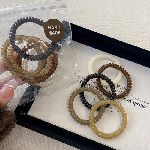 高弹力耐用电话线发圈女