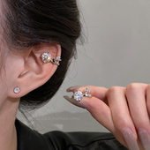 小灯泡闪锆耳骨夹无耳洞耳夹独特绝美高级感轻奢气质耳饰女耳环