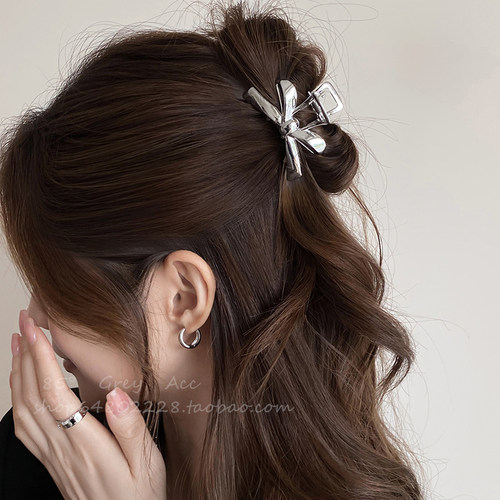 简约百搭金属小号蝴蝶结发夹