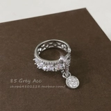 Модное кольцо с камнем с цирконом, инкрустировано бриллиантами, легкий роскошный стиль, изысканный стиль, на указательный палец