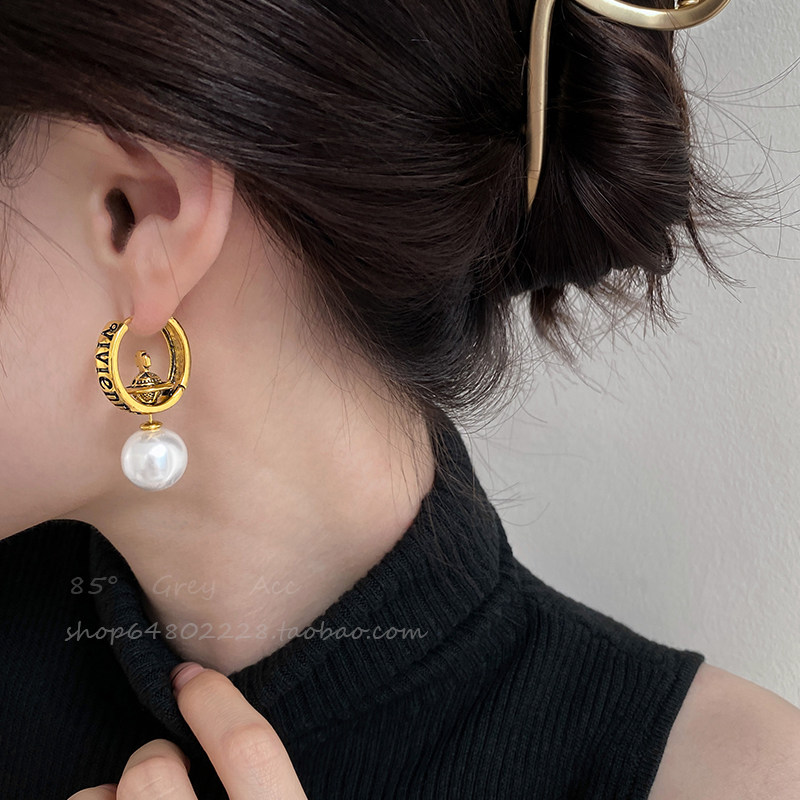 组合式设计中古风星球珍珠耳环女小众圈圈耳饰可拆分耳钉后戴耳饰,饰品/流行首饰/时尚饰品新,耳环,淘宝优惠券,粉丝福利购,淘宝优惠卷