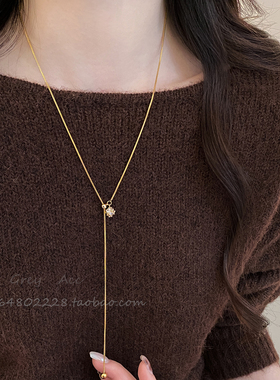 可调节项链女款2025新款颈链长款