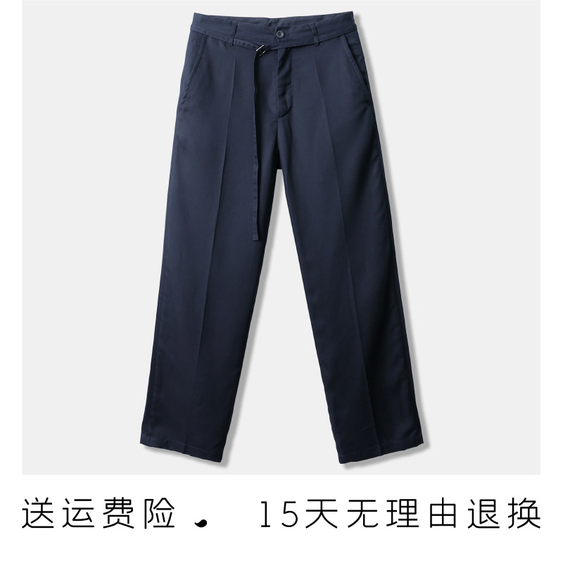 男装长裤简约直筒休闲长裤