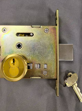 美式插芯固舌锁+SFIC可互换锁芯