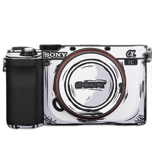 美本堂 适用于索尼A7C\A7C2相机保护贴膜SONY A7CR\A6700\ZV-E10\E1贴纸 a7c二代 2D版磨砂3M