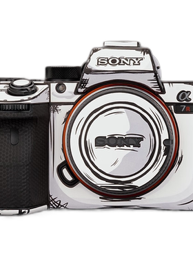 美本堂 适用于索尼A7M4\M3\R6\R5相机保护贴膜SONY A74机身贴纸 A7S3\A7M2\FX30 2D版贴皮3M