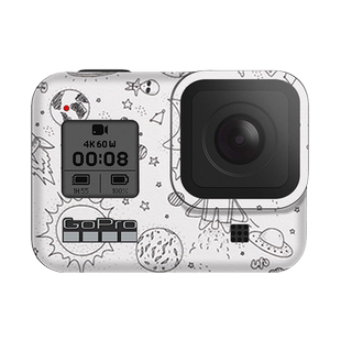 美本堂 适用于GOPRO8保护贴膜HERO8 Black磨砂贴纸全包3M