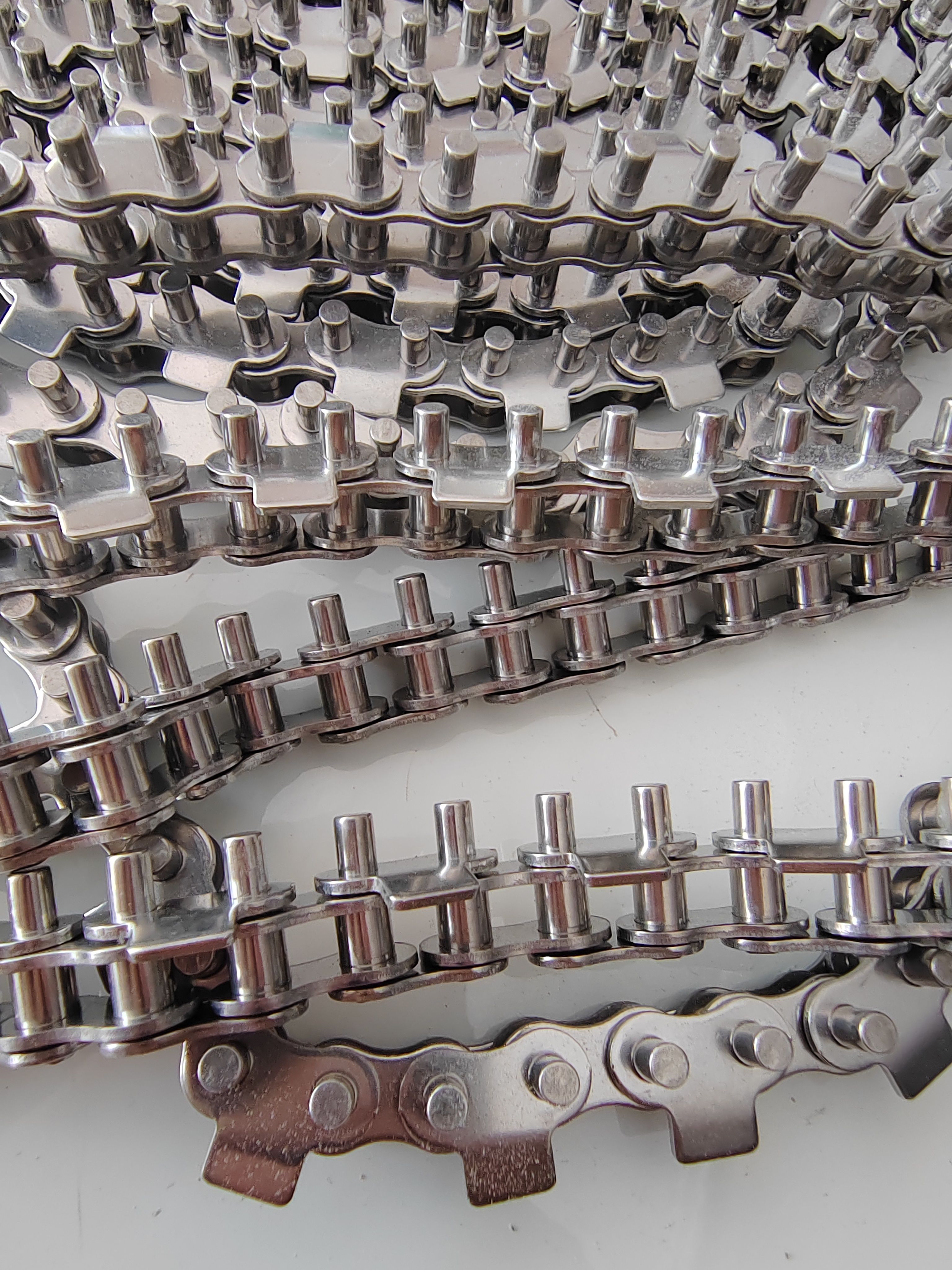 35B带挡板3分不锈钢回流焊链条