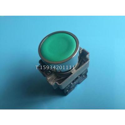 平头按钮XB2BA31C ZB2BA3C+ZB2BZ101C绿色一常开触点