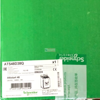 原装正品 软起动器ATS48D38Q 异步电机软起动器ATS-48D38Q 18.5K