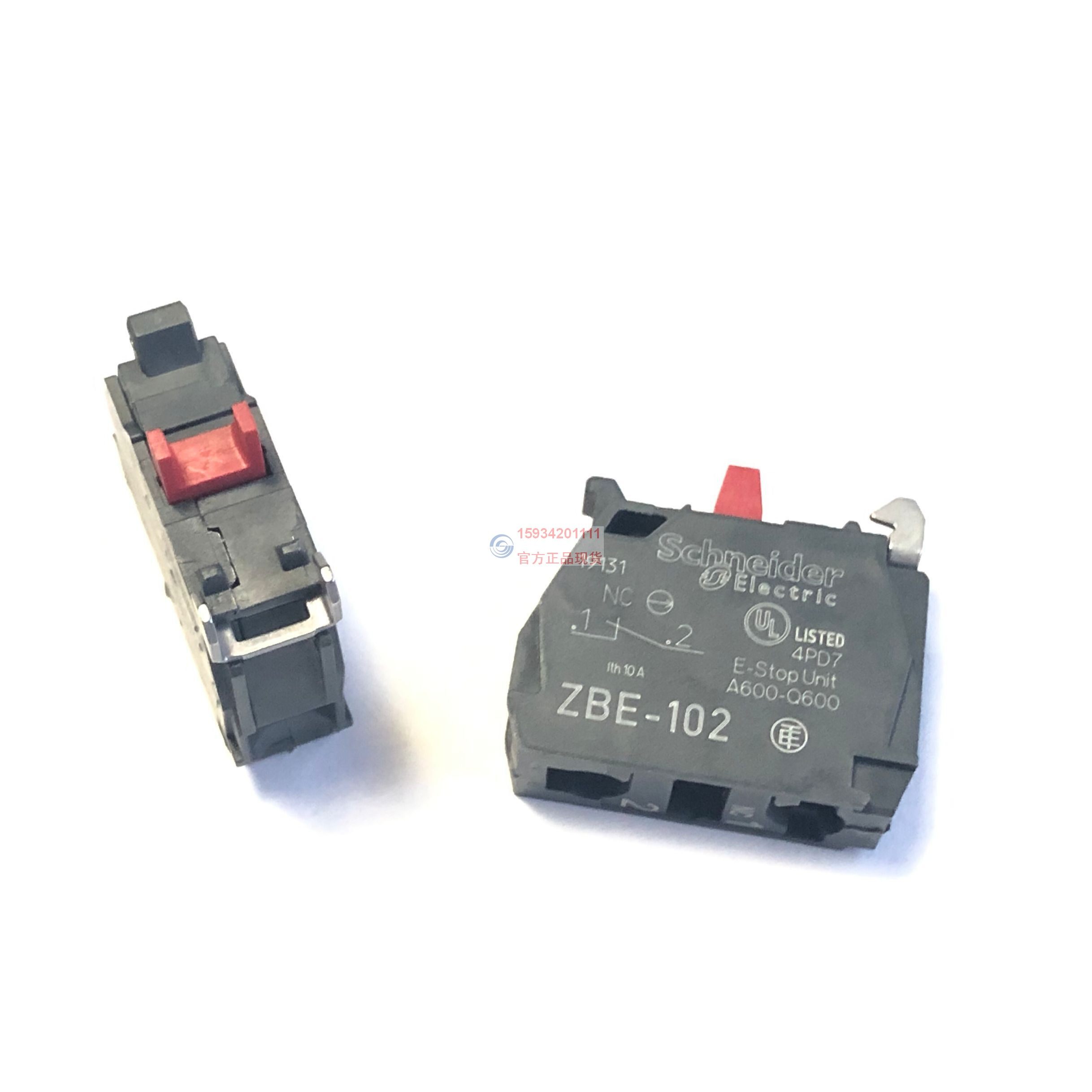 原装正品按钮触点ZBE101  ZBE102进口XB4按钮触点模块 常开触点