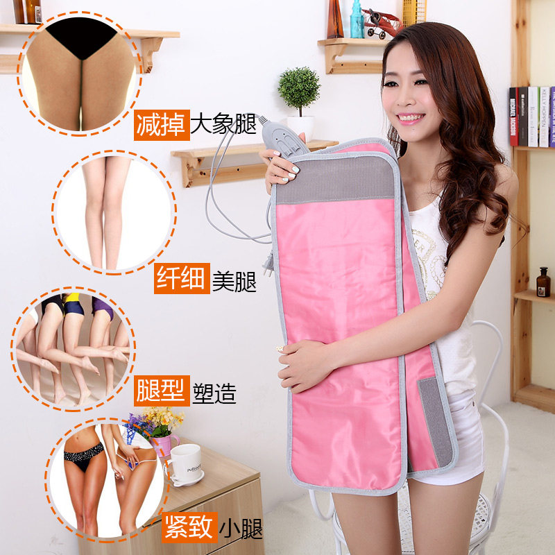 美腿仪抖抖机美容院家用瘦腿带懒人减肥仪震动加热按摩腿带