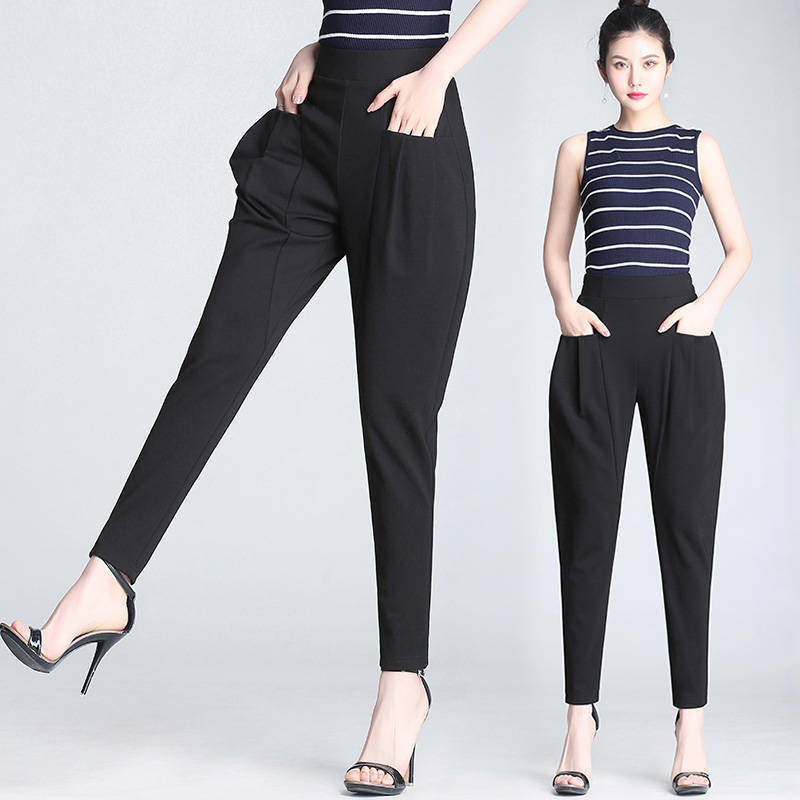 哈伦裤女200秋冬新款长裤子女韩版宽松大码休闲裤高腰小脚萝卜裤,女装/女士精品,休闲裤,淘宝优惠券,粉丝福利购,淘宝优惠卷