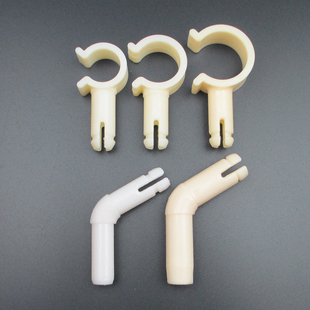 落地式U型伸缩蚊帐支架抓手弯头配件横杆卡扣抓扣蚊帐转弯处弯头