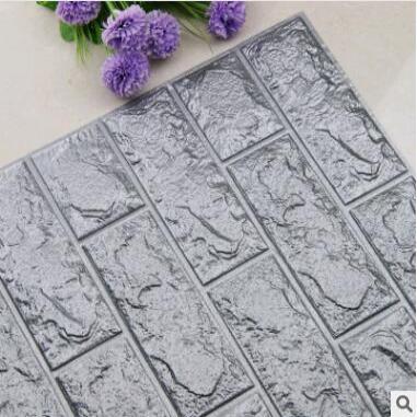 直销3D砖纹立体墙贴电视背景墙