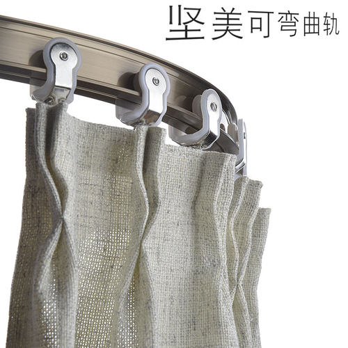 玉诗坚美弯轨可弯曲飘窗铝合金