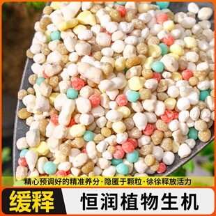 花肥家用通用型花卉肥料植物颗粒缓释肥速效全能型三元复合肥环