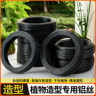 绑扎三角梅绿植造型铝丝盆景专用吕丝压枝固定线植物铝线绑花铁丝