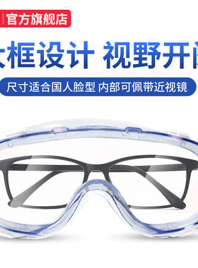 防雾防尘防飞溅防护眼镜护目镜