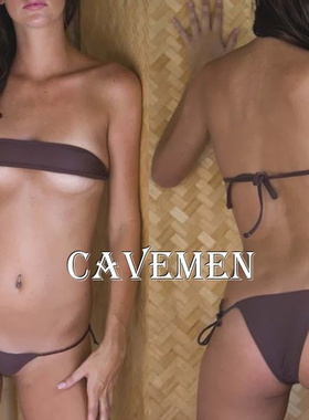 性感抹胸比基尼半包臀低腰三角裤泳衣温泉度假暴露狂露出女三点式