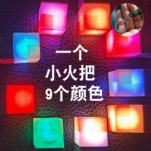 我的世界周边发光迷你火把火炬玩具书包钥匙扣挂件夜灯模型礼物