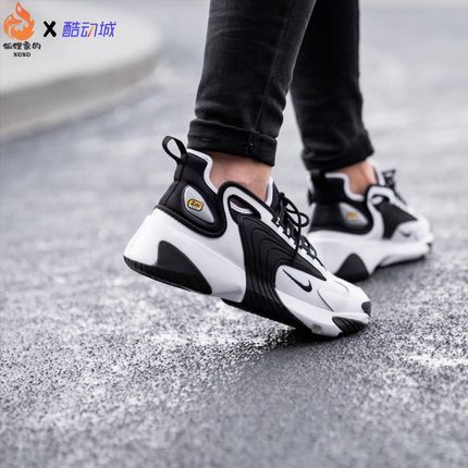 Nike zoom 2k 黑白熊猫女款低帮休闲老爹鞋AO0354-100