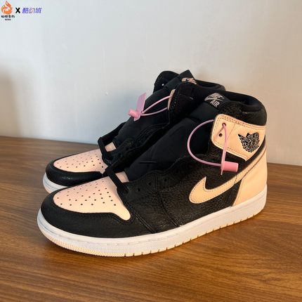 Air Jordan 1 OG aj1黑粉脚趾高帮复古篮球鞋555088-081