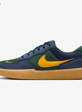 Nike SB Force 58蓝绿黄男女同款低帮休闲运动板鞋DV5477-402