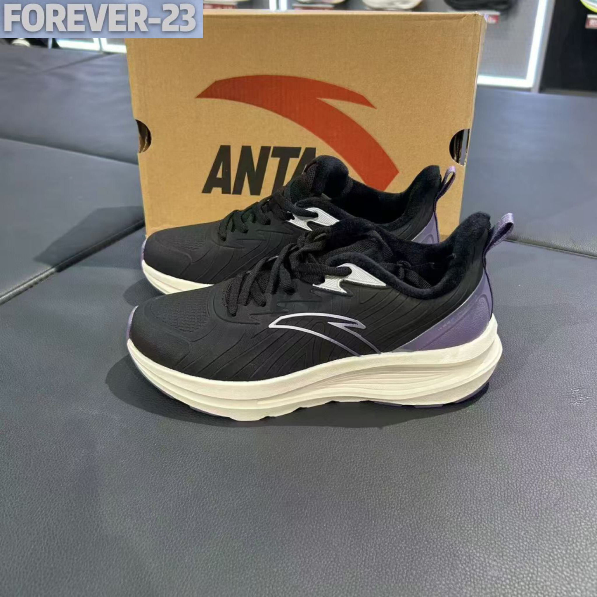 安踏Anta云途轻质回弹跑步鞋女春季透气跳绳鞋女鞋子122345538-11