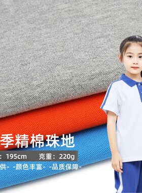 校服短袖纯棉POLO衫夏季网眼布