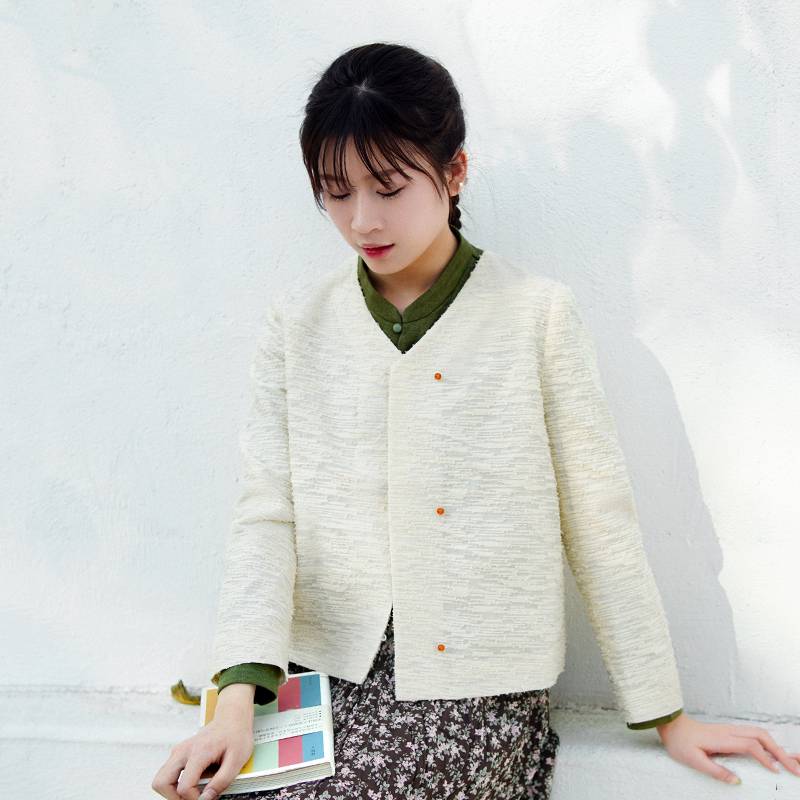 前世今生简约文艺短外套