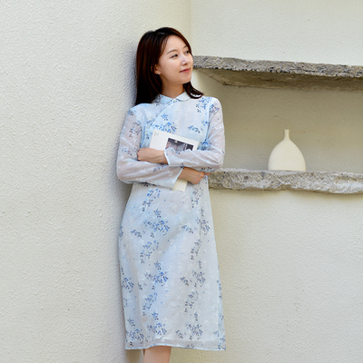 前世今生复古温婉文艺日常旗袍