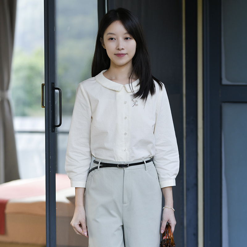 文艺复古新中式衬衫上衣