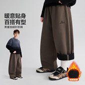 ASK25冬男童针织加绒运动休闲长裤 呼呼严选专属 JF5ZPS18189M
