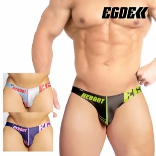 现货日本EGDE男士低腰三角比基尼内裤涤纶氨纶弹力材质3878