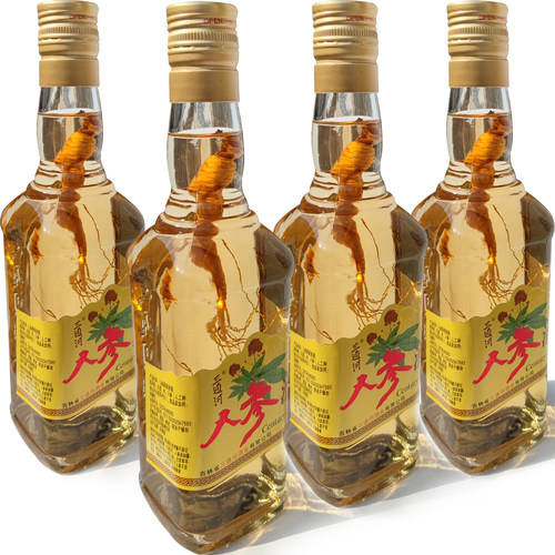 三通河42度人参酒500ml玻璃瓶装