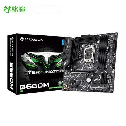 铭瑄B660MD4 B760M挑战者/终结者MATX主板LGA1700针CPU支持12/13-封面