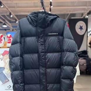 正品CONVERSE匡威冬款轻便鸭绒羽绒服长款10026916-A02