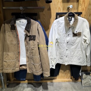 正品匡威 蛇年新年款男款秋冬翻领衬衫外套夹克10028111-A01-A02