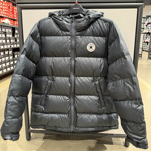 正品CONVERSE匡威 男经典款中长款600蓬鸭绒保暖羽绒服MCJ213-023
