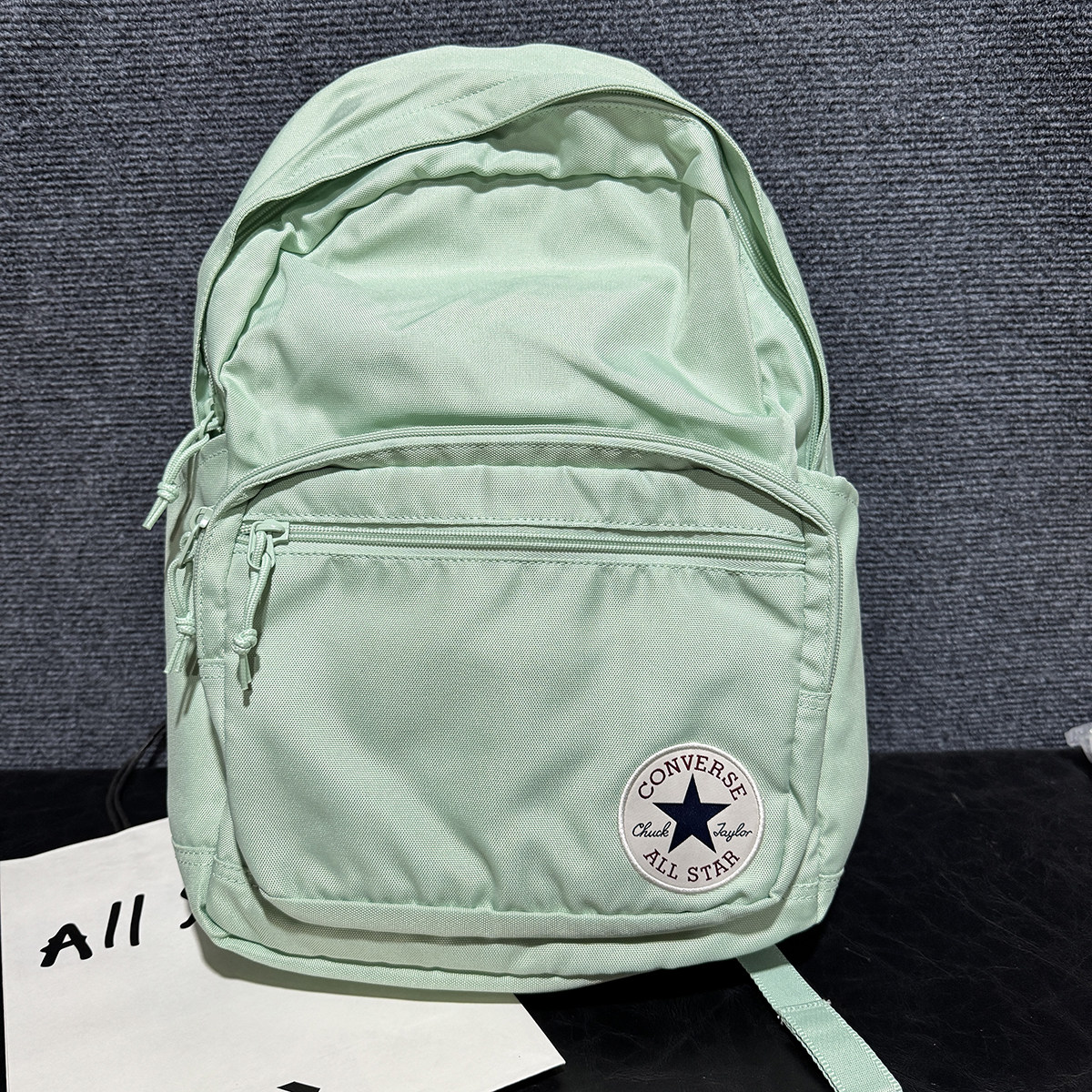 正品Converse匡威 特价瑕疵 纯色双肩背包书包10020533 -A13