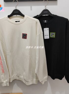 匡威男款加绒印花卫衣