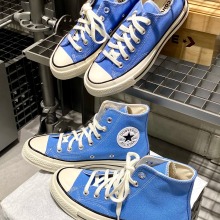 正品CONVERSE匡威 1970s复古海蓝色高低帮帆布鞋A10530C A10524C
