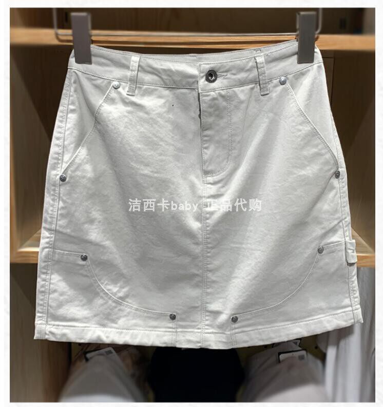 正品匡威 22夏女款透气包臀高腰休闲短裙半身裙10023195-A02-A01
