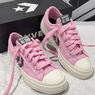 男女运动休闲帆布鞋 Player76粉色春款 A12473C 匡威星箭Star 正品