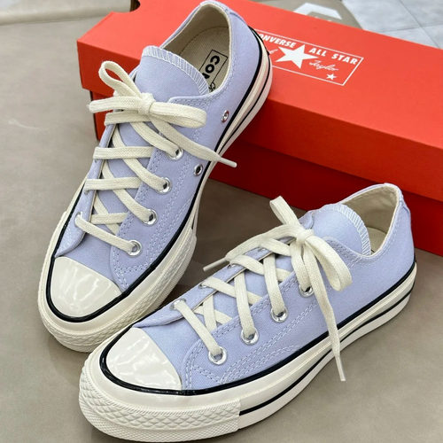 正品CONVERSE匡威 1970s复古蓝紫色高低帮帆布鞋A11751C A11748C